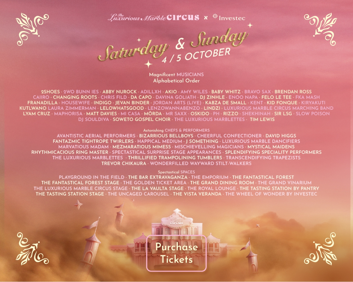 Luxurious Marble Circus 2025 Buy Tickets